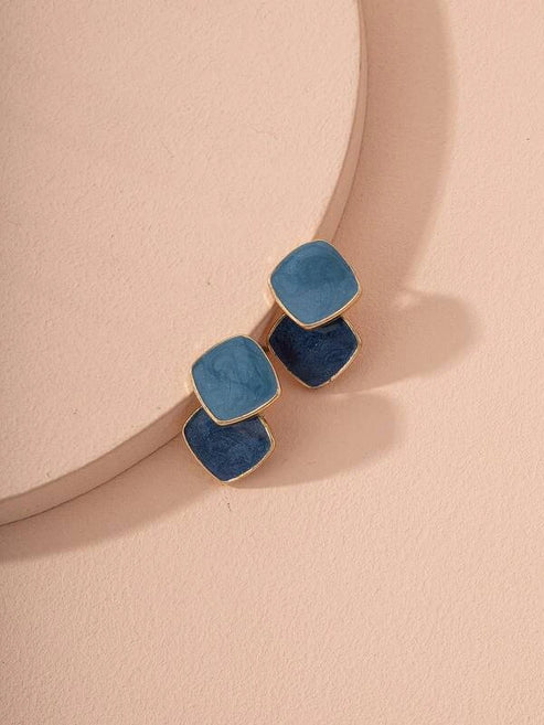 Geometric Elegance Earrings - Diana & Jewel