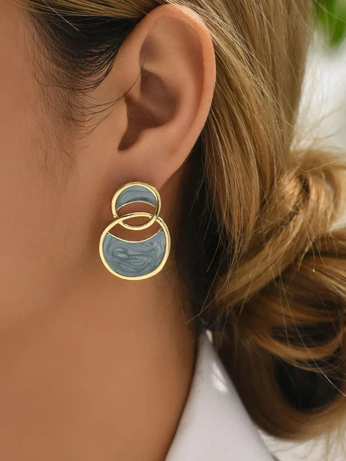 Interlinked Circles Earrings - Diana & Jewel