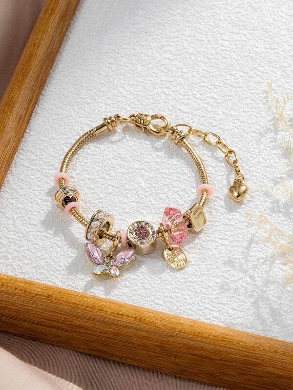 Golden Galaxy Pandora Bracelet - Diana & Jewel