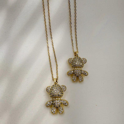 Golden Bear Necklace - Diana & Jewel