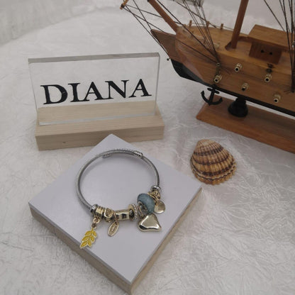 Moonlit Elegance Bangle - Diana & Jewel