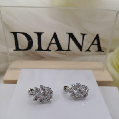 Silver Wave Earrings - Diana & Jewel