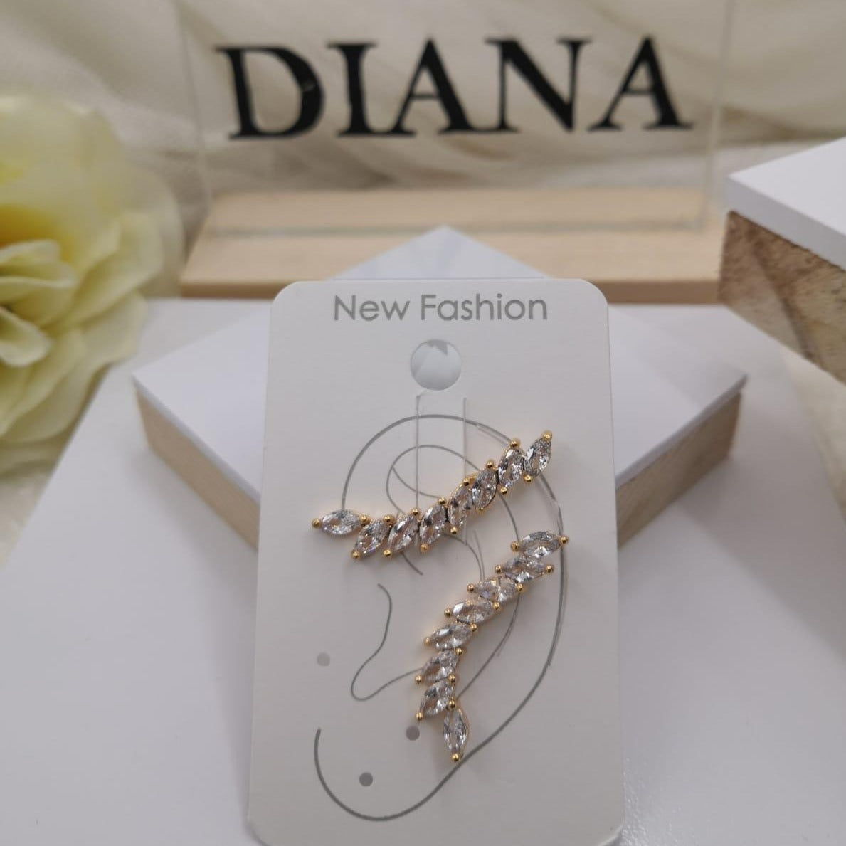 Celestial Radiance Earrings - Diana & Jewel