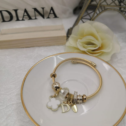 Opulent Odyssey Bangle - Diana & Jewel