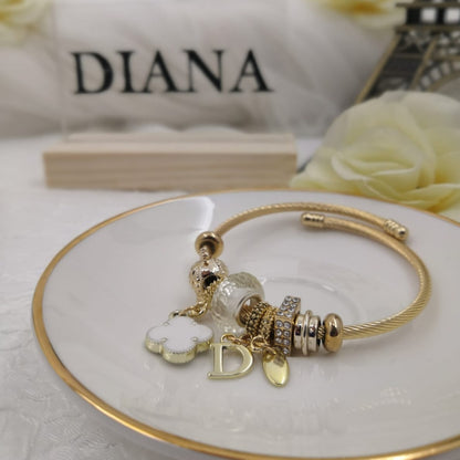 Opulent Odyssey Bangle - Diana & Jewel